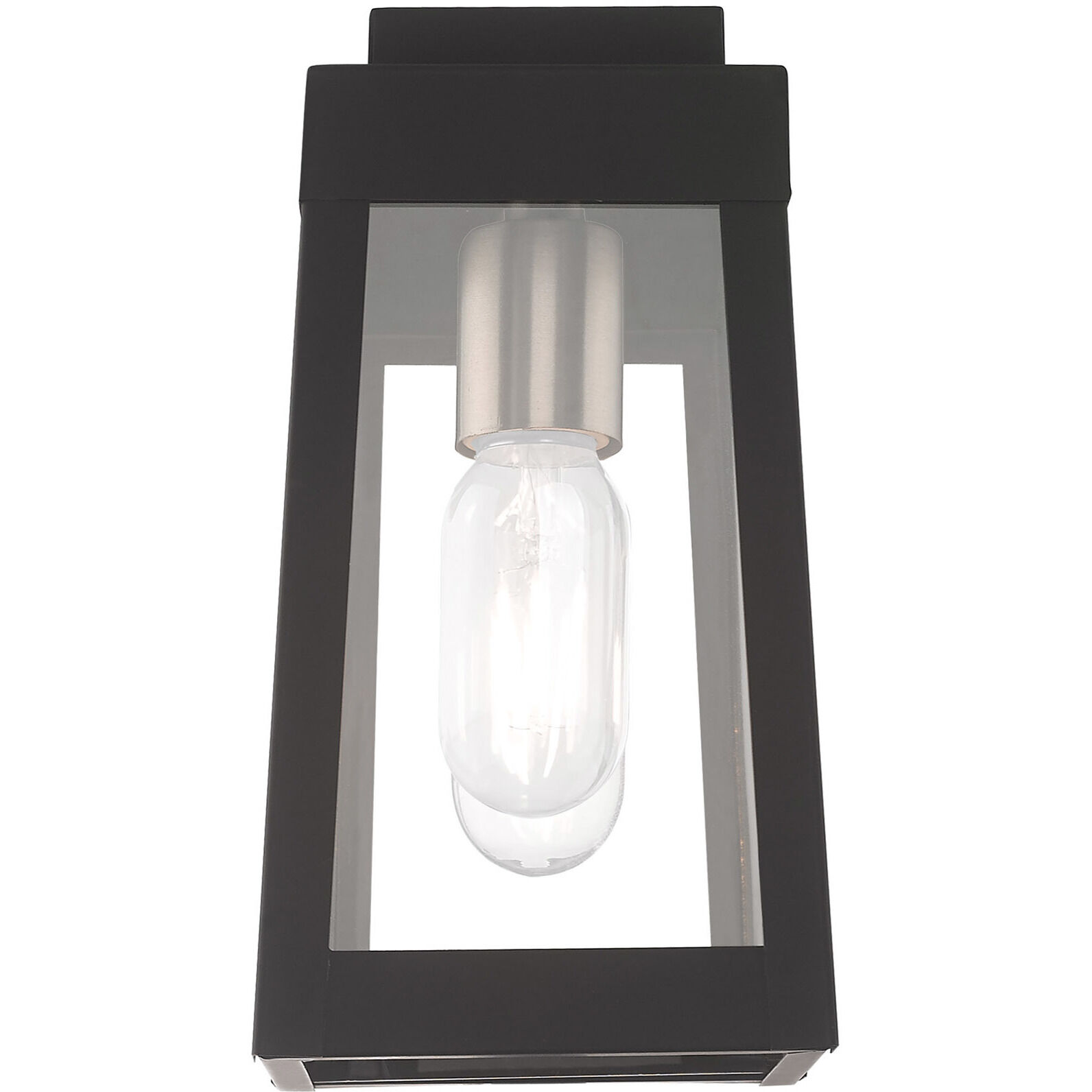 Oslo 1 Light 10 inch Black Outdoor Wall Lantern