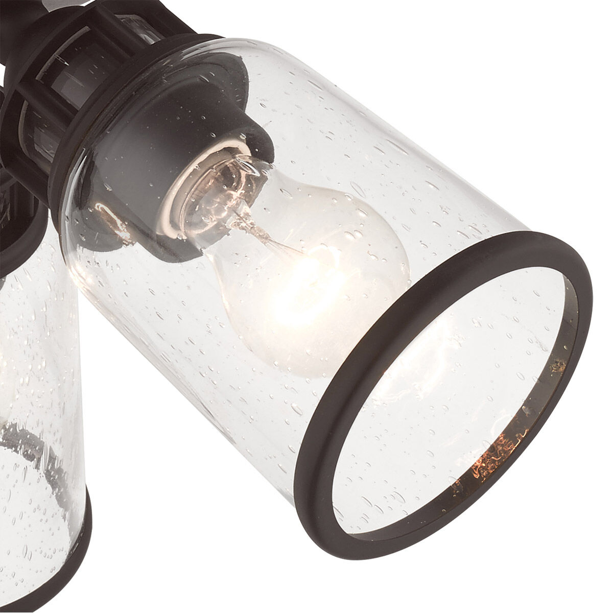 Lawrenceville 3 Light 16 inch Bronze Flush Mount Ceiling Light