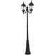 Hamilton 2 Light 86 inch Textured Black Outdoor Post Light