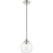 Catania 1 Light 7 inch Brushed Nickel Mini Pendant Ceiling Light