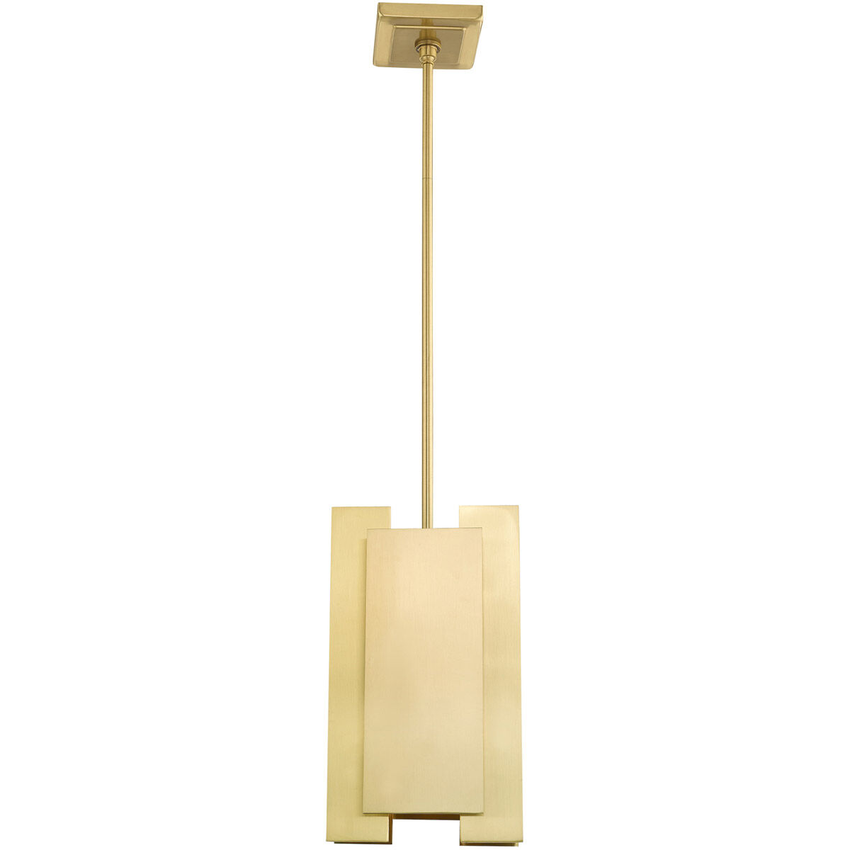 Varick 1 Light 7 inch Satin Brass Mini Pendant Ceiling Light
