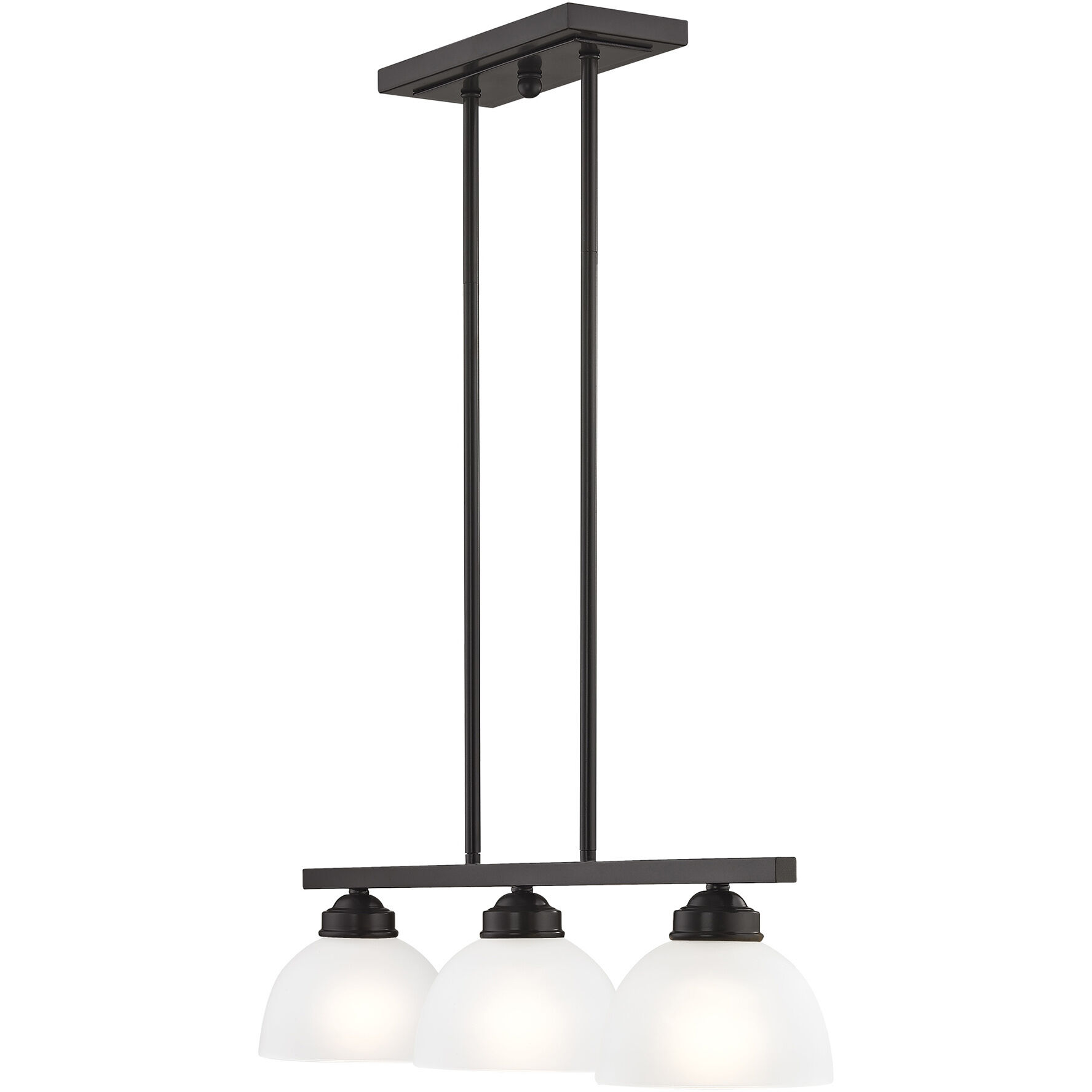 Somerset 3 Light 28 inch English Bronze Linear Chandelier Ceiling Light