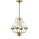 Acanthus 4 Light 14 inch Winter Gold Chandelier Ceiling Light