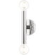 Copenhagen 2 Light 17 inch Polished Chrome ADA ADA Sconce Wall Light