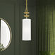 Brookdale 1 Light 5 inch Soft Gold Mini Pendant Ceiling Light