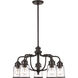 Lawrenceville 5 Light 24 inch Bronze Dinette Chandelier Ceiling Light
