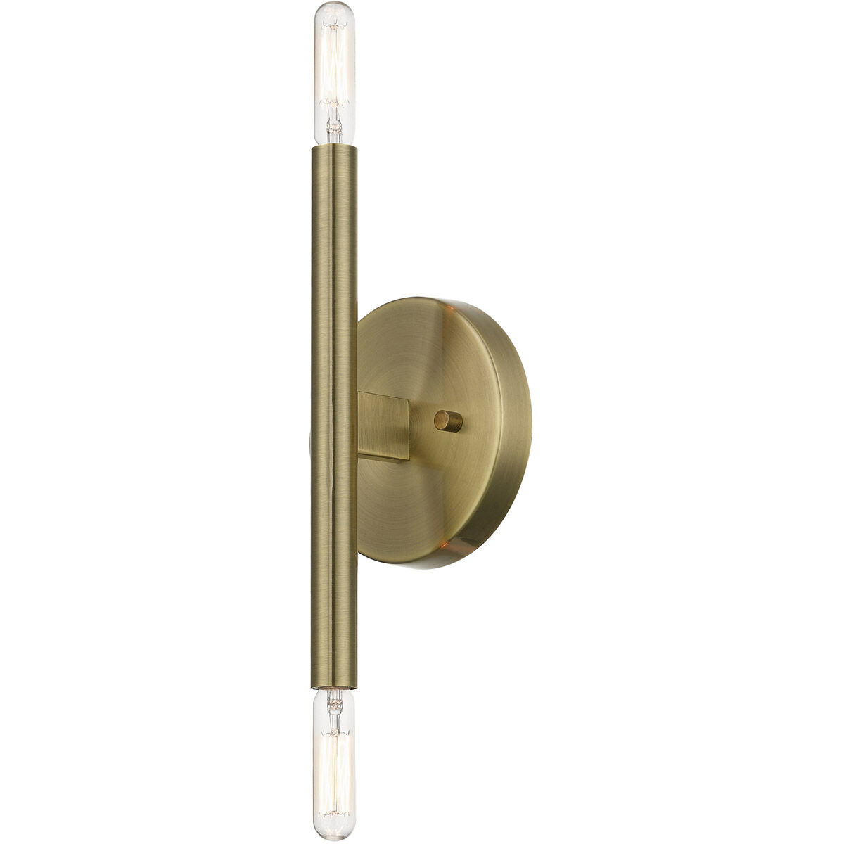 Copenhagen 2 Light 5 inch Antique Brass ADA ADA Wall Sconce Wall Light