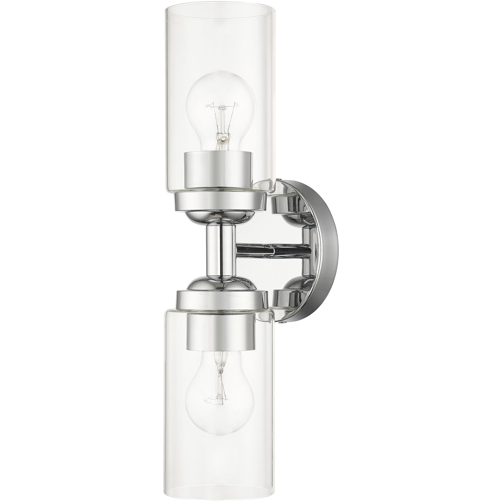 Whittier 2 Light 4.75 inch Polished Chrome Vanity Sconce Wall Light
