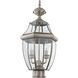 Monterey 2 Light 22 inch Brushed Nickel Outdoor Post Top Lantern