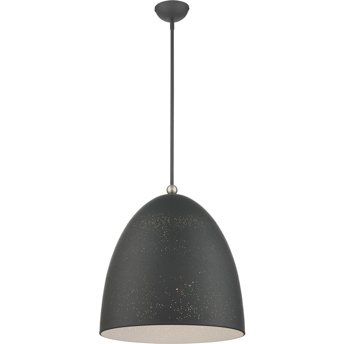 Arlington 3 Light 19 inch Scandinavian Gray with Brushed Nickel Accents Pendant Ceiling Light