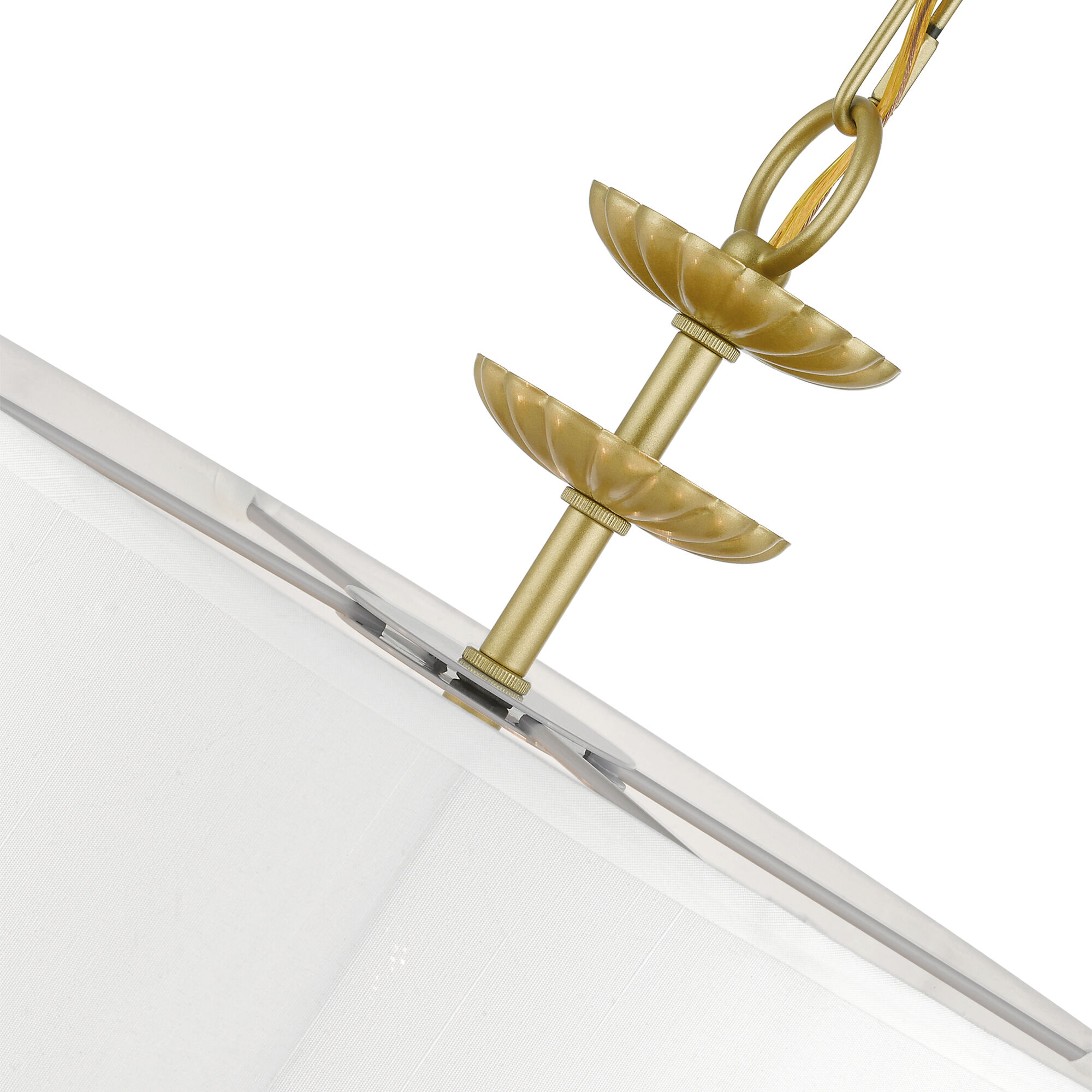 Brookdale 3 Light 16 inch Soft Gold Pendant Chandelier Ceiling Light