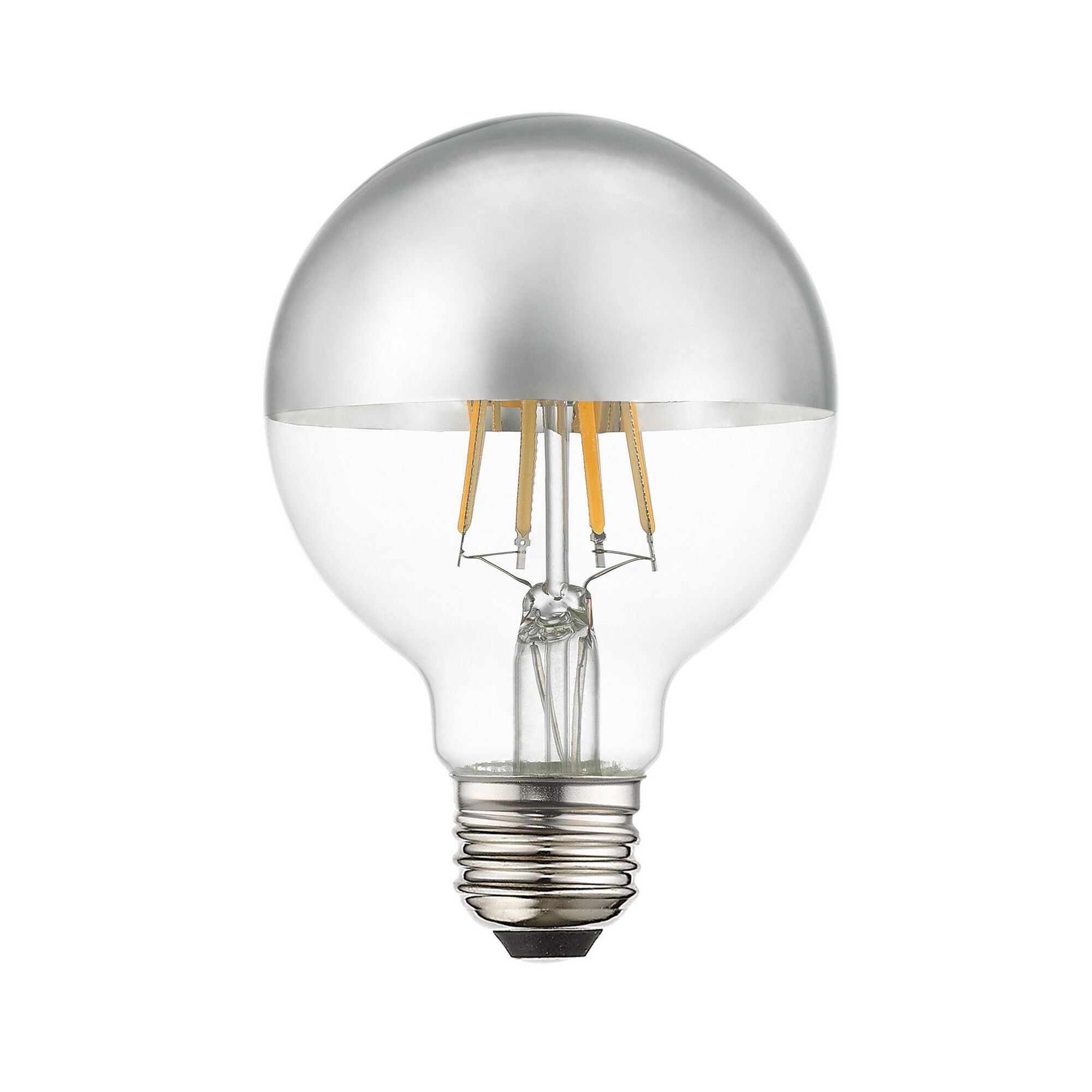 Allison LED G25 Globe E26 Medium Base 7.7 watt 3000K Filament LED Bulb in 10, Pack of 10