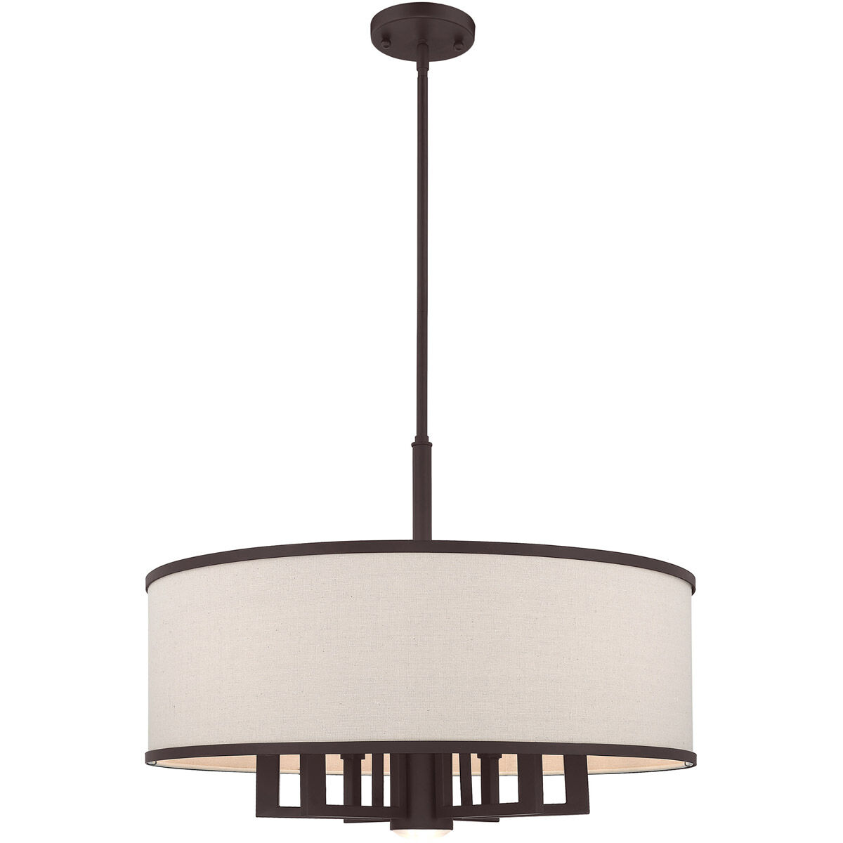 Park Ridge 7 Light 24 inch Bronze Pendant Chandelier Ceiling Light