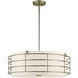 Blanchard 5 Light 23 inch Antique Brass Pendant Chandelier Ceiling Light