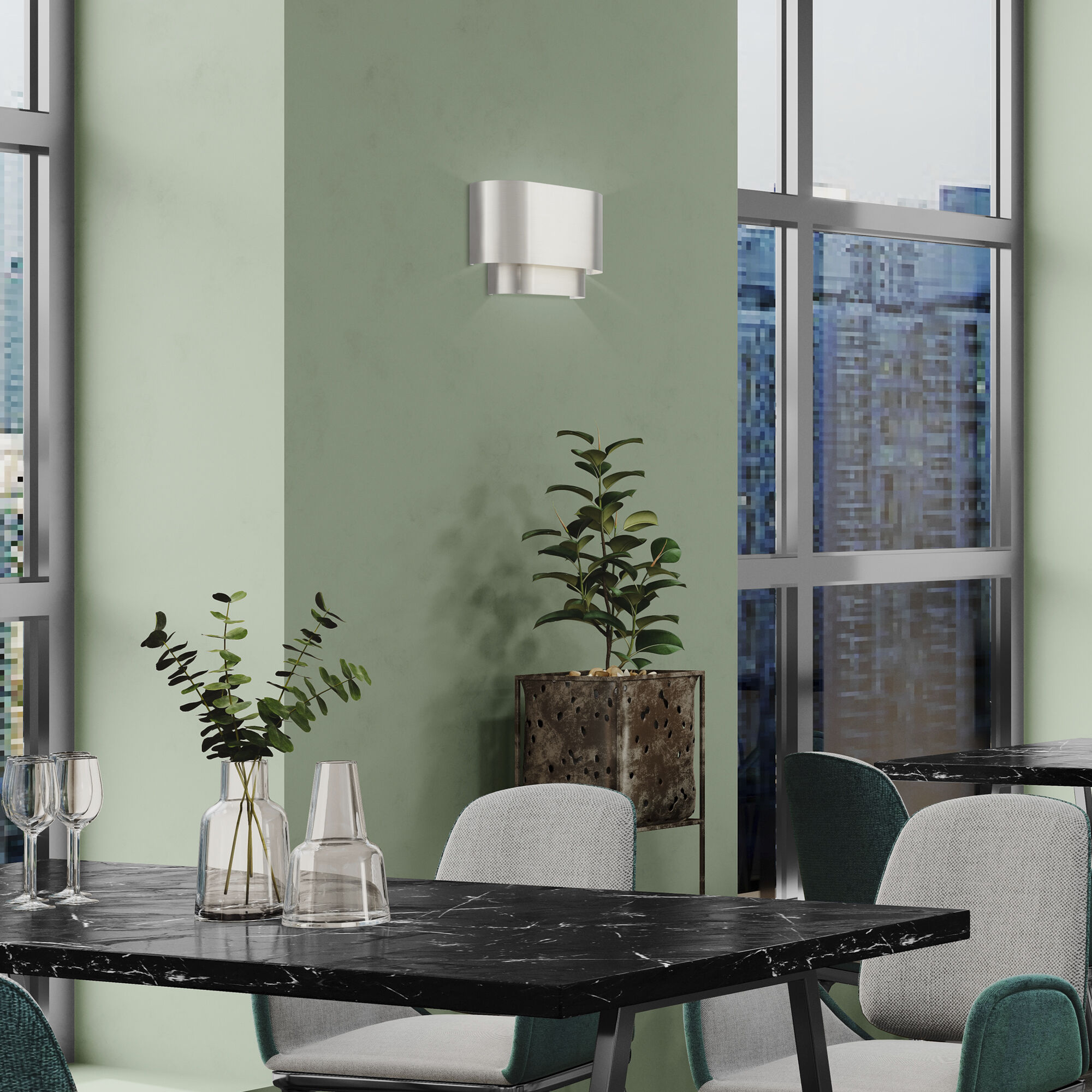 Springview 1 Light 11 inch Brushed Nickel ADA Wall Sconce Wall Light