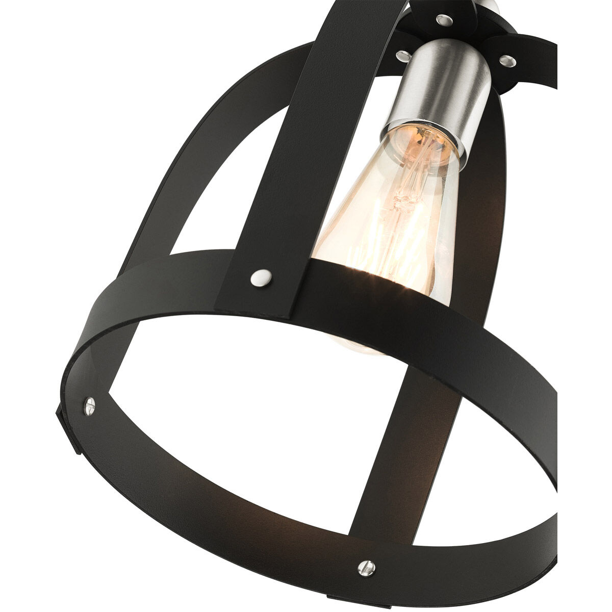 Stoneridge 1 Light 9 inch Textured Black Mini Pendant Ceiling Light