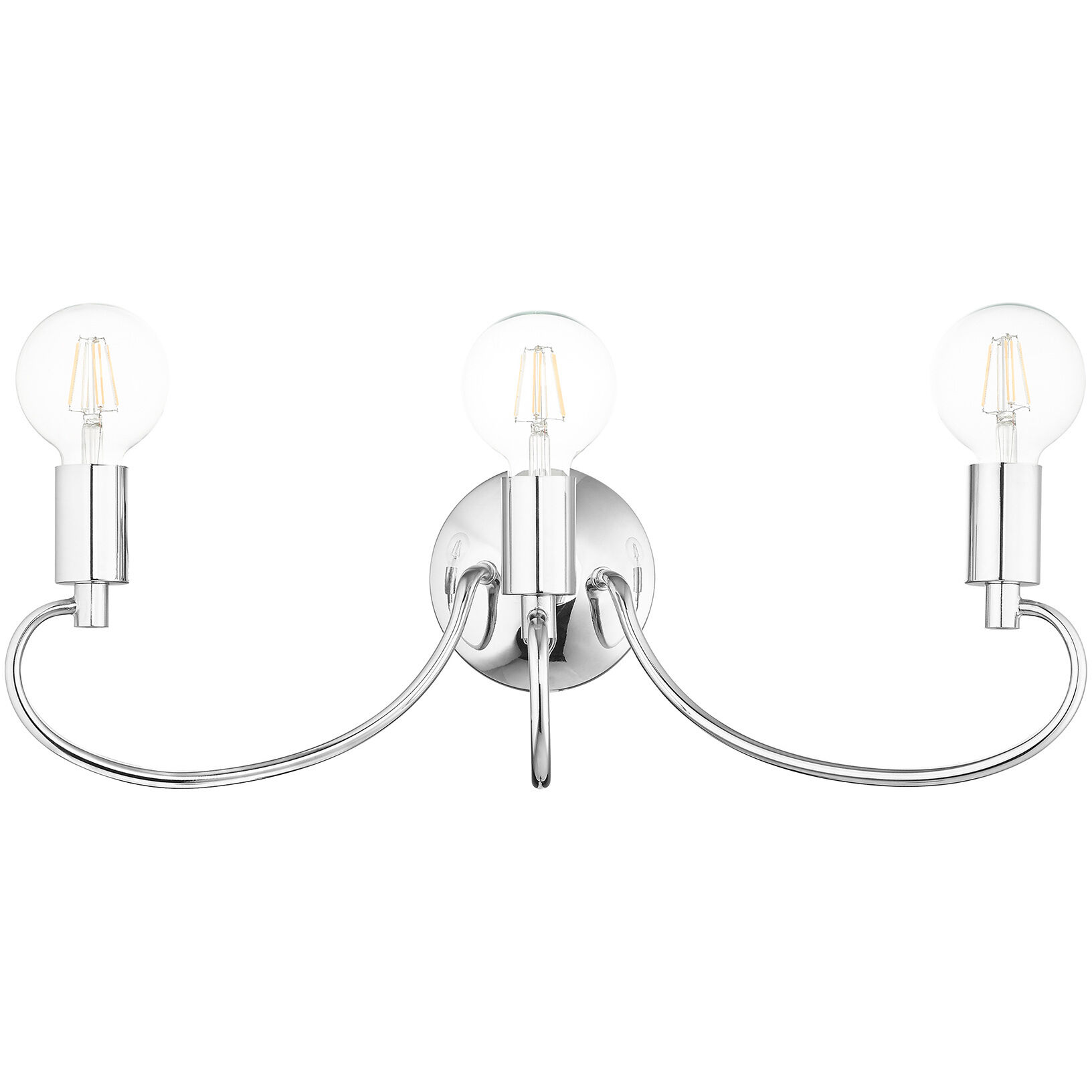 Bari 3 Light 22 inch Polished Chrome Vanity Sconce Wall Light
