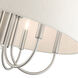 Blossom 7 Light 24 inch Brushed Nickel Pendant Chandelier Ceiling Light