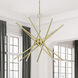 Soho 14 Light 40 inch Satin Brass Foyer Chandelier Ceiling Light