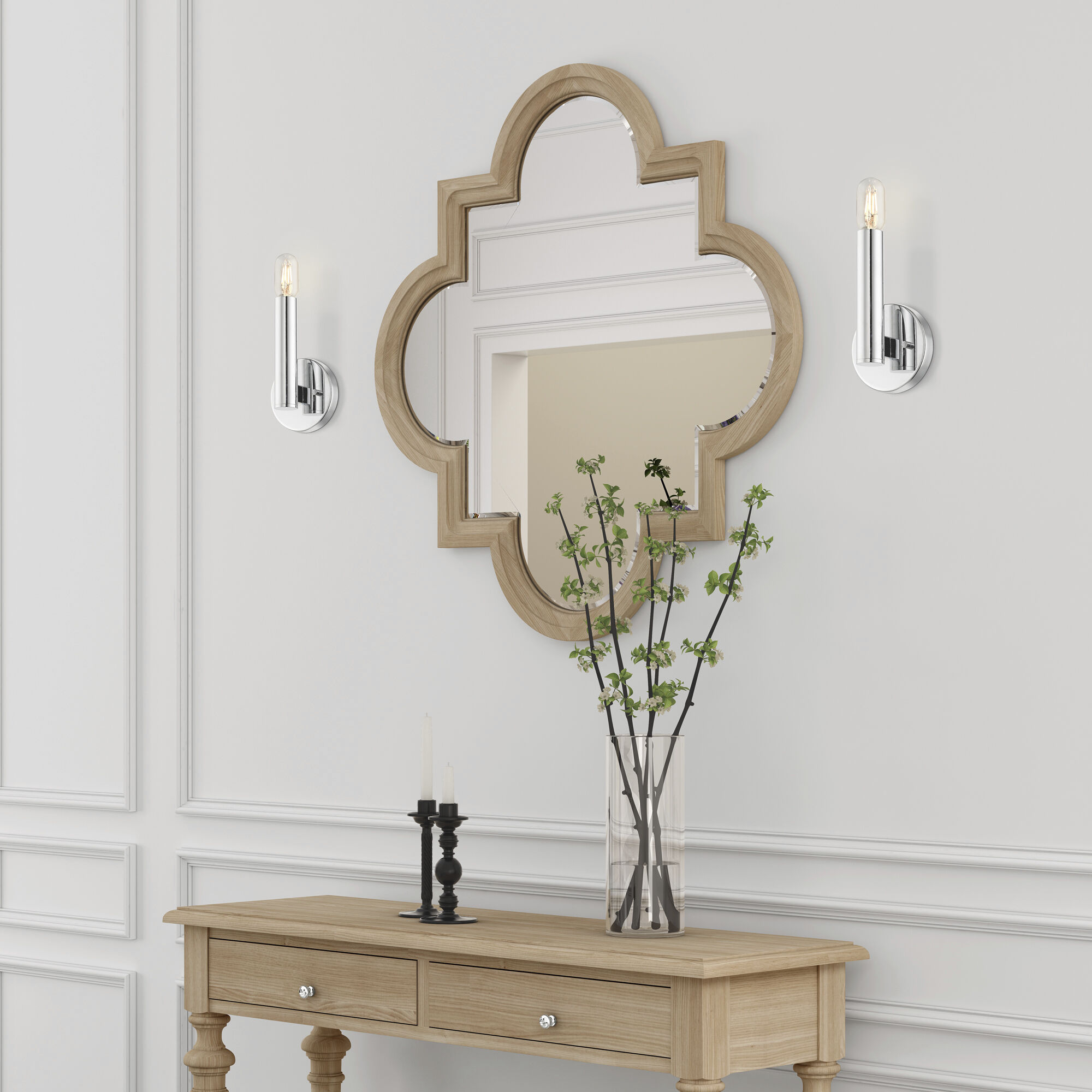 Copenhagen 1 Light 5.13 inch Polished Chrome ADA Wall Sconce Wall Light, Single