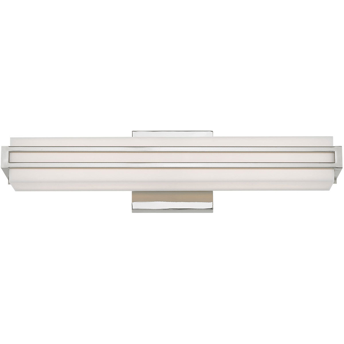 Fulton LED 4 inch Polished Chrome ADA Bath Vanity Wall Light