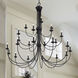 Estate 24 Light 60 inch Black Foyer Chandelier Ceiling Light