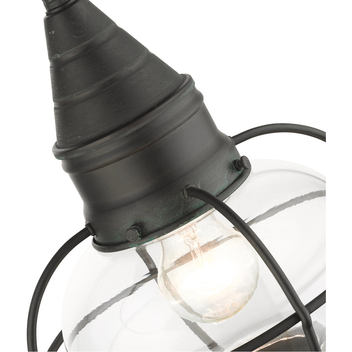 Newburyport 1 Light 8.75 inch Charcoal Outdoor Pendant Lantern