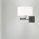 Allison 24 inch 100.00 watt Black Swing Arm Wall Lamp Wall Light
