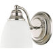 Somerville 1 Light 6 inch Polished Chrome Wall Sconce Wall Light