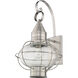 Newburyport 1 Light 21 inch Brushed Nickel Outdoor Wall Lantern