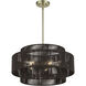 Acordia 5 Light 22 inch Antique Brass Pendant Chandelier Ceiling Light