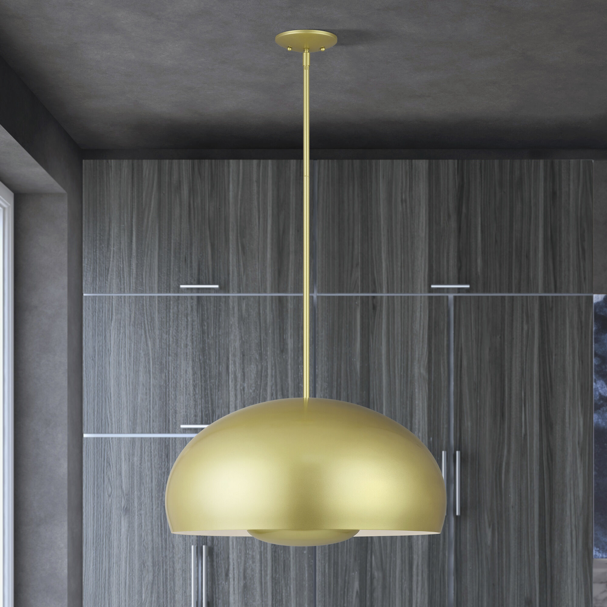 Domma 4 Light 22.5 inch Soft Gold Pendant Ceiling Light