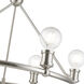 Lansdale 6 Light 25 inch Brushed Nickel Chandelier Ceiling Light