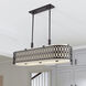 Vistaview 6 Light 42 inch English Bronze Linear Chandelier Ceiling Light
