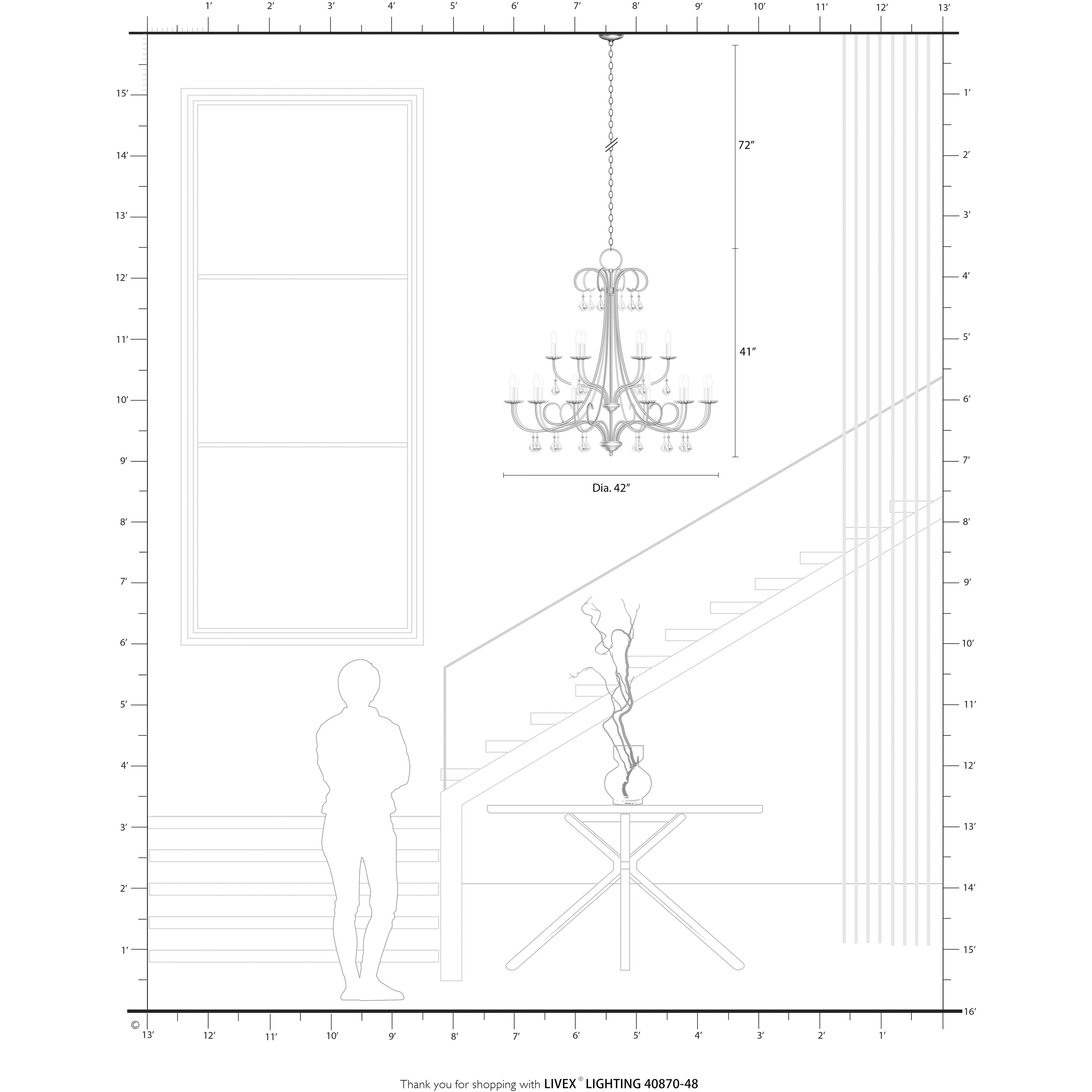 Daphne 18 Light 42 inch Antique Gold Leaf Chandelier Ceiling Light, Extra Large