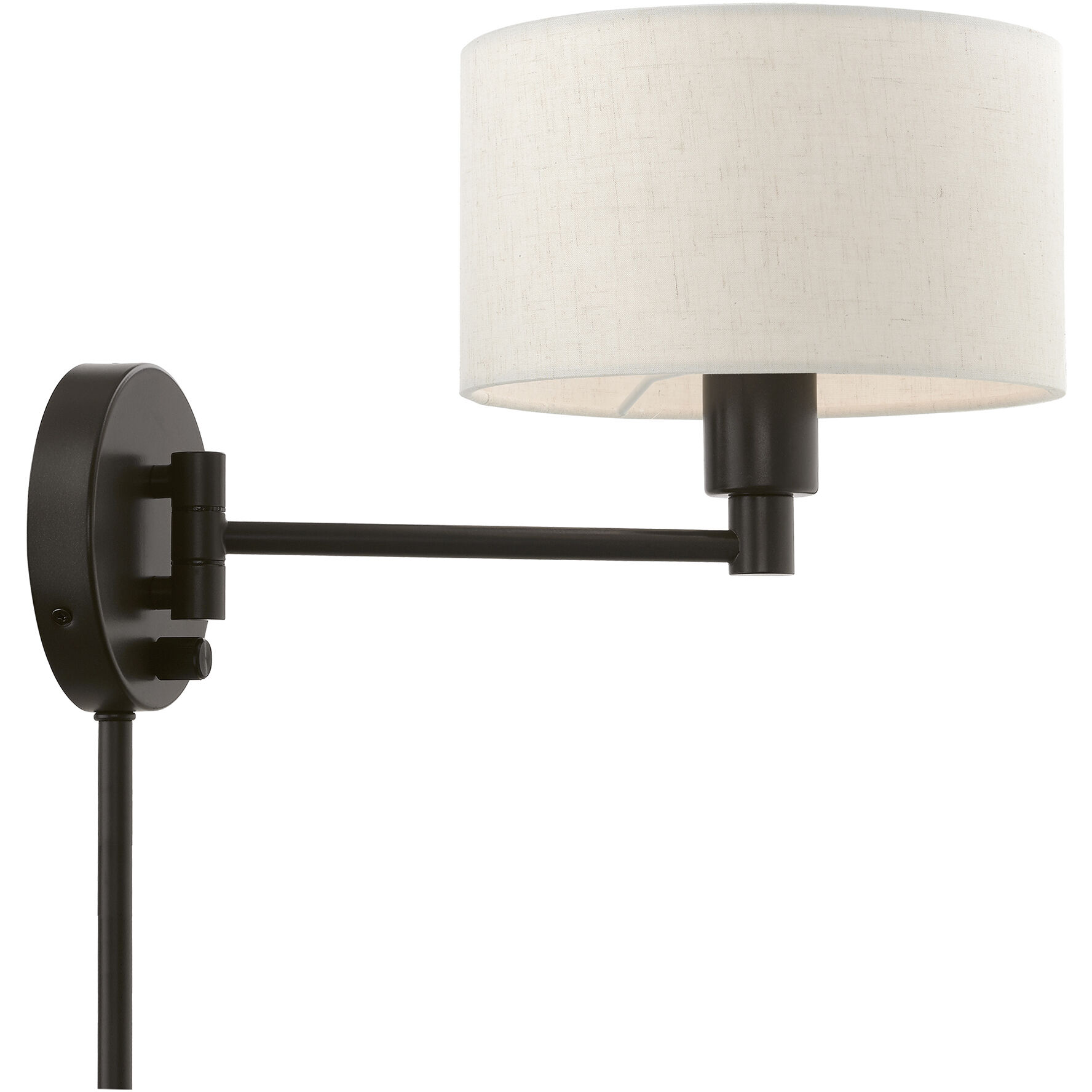 Allison 15 inch 60.00 watt English Bronze Swing Arm Wall Lamp Wall Light