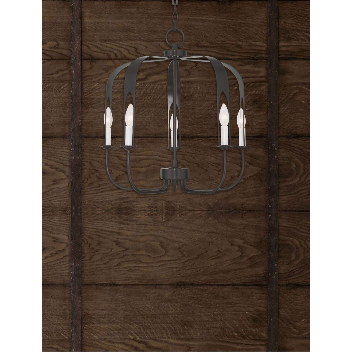 Addison 5 Light 22 inch English Bronze Chandelier Ceiling Light