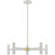 Copenhagen 5 Light 25 inch White Chandelier Ceiling Light