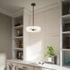 Venlo 4 Light 14 inch Black with Brushed Nickel Accents Pendant Ceiling Light