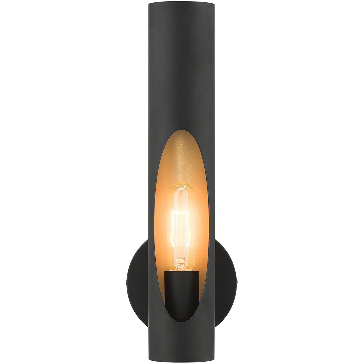 Novato 1 Light 5 inch Black ADA ADA Single Sconce Wall Light