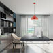 Allison 1 Light 16 inch Shiny Red Mini Pendant Ceiling Light