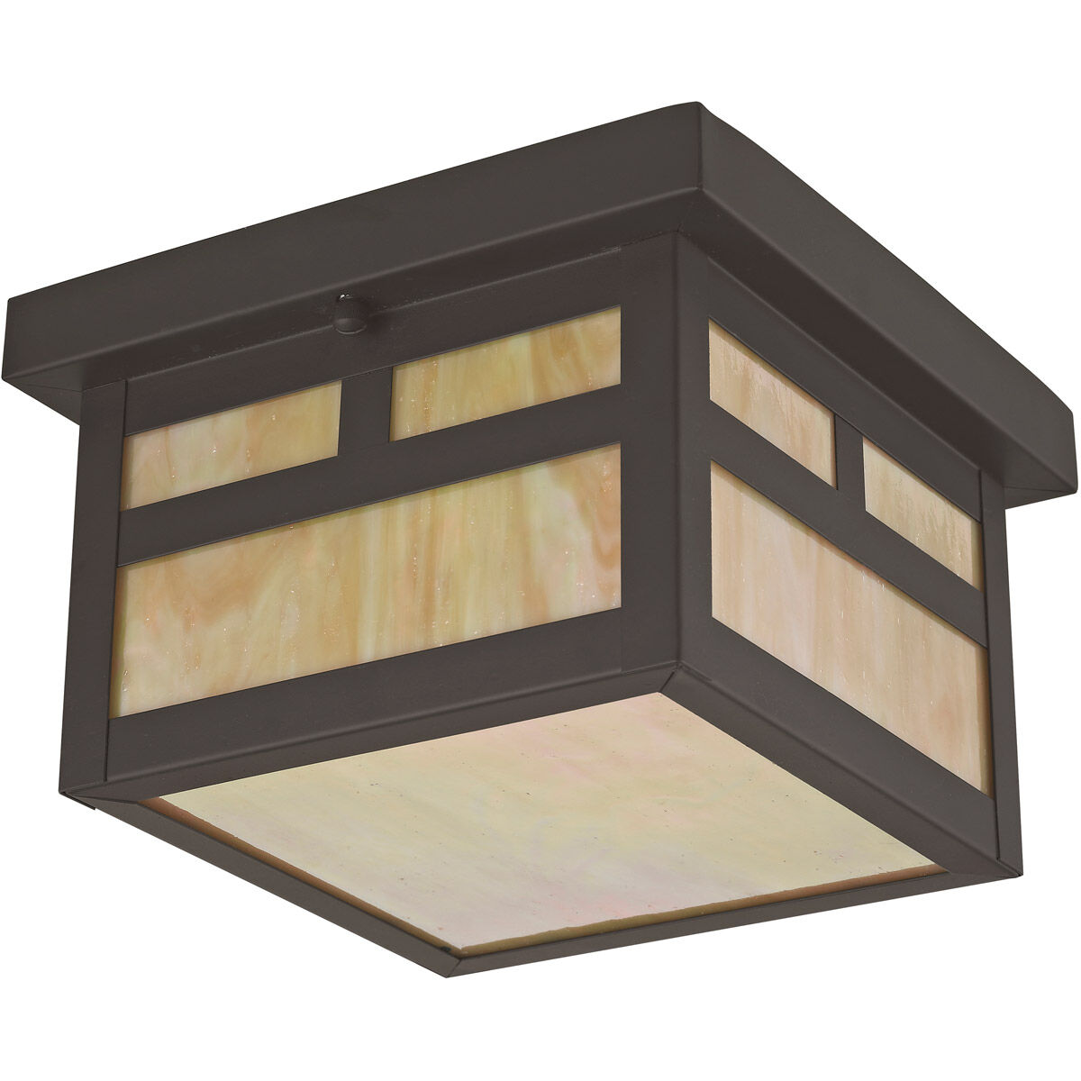 Montclair Mission 1 Light 8 inch Bronze Outdoor Ceiling Mount