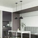 Domma 1 Light 8 inch Black with Brushed Nickel Accents Mini Pendant Ceiling Light