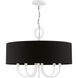 Huntington 5 Light 23 inch White Pendant Chandelier Ceiling Light