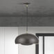 Domma 3 Light 17 inch English Bronze with Antique Brass Accents Pendant Ceiling Light