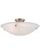 Oasis 4 Light 24 inch Brushed Nickel Semi-Flush Mount Ceiling Light