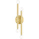 Soho 4 Light 5 inch Satin Brass ADA Sconce Wall Light