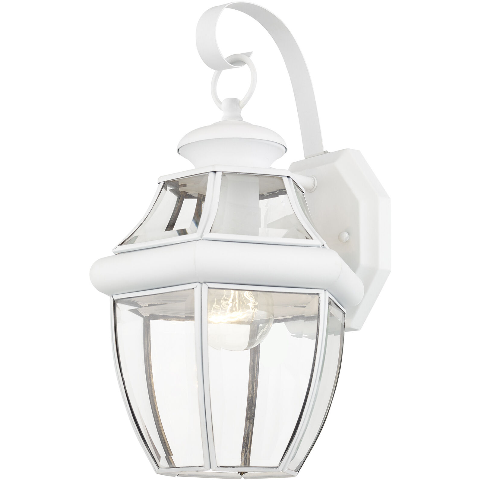 Monterey 1 Light 13 inch White Outdoor Wall Lantern