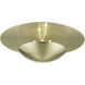 Ventura 2 Light 15 inch Antique Brass Semi-Flush/Wall Sconce Ceiling Light, Large