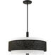 Noria 5 Light 24 inch Black Chandelier Ceiling Light